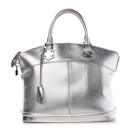 Louis Vuitton Suhali Lockit MM Silver 1 of 17