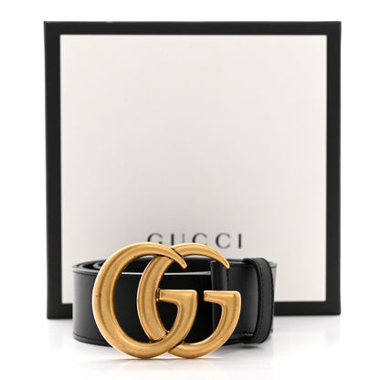 Gucci Calfskin Double G 40mm Belt 75 30 Black 6 of 6