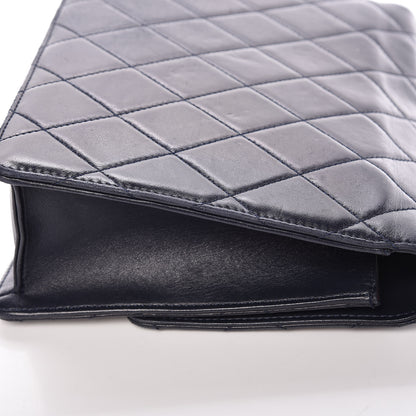 Chanel Lambskin Quilted Medium Golden Class Flap Marine 14 of 16