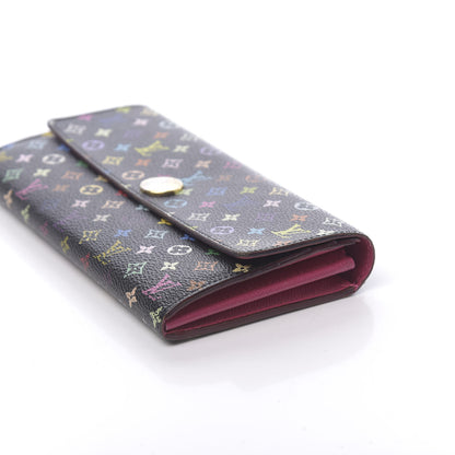 Louis Vuitton Monogram Multicolor Sarah Wallet Black Grenade 10 of 12