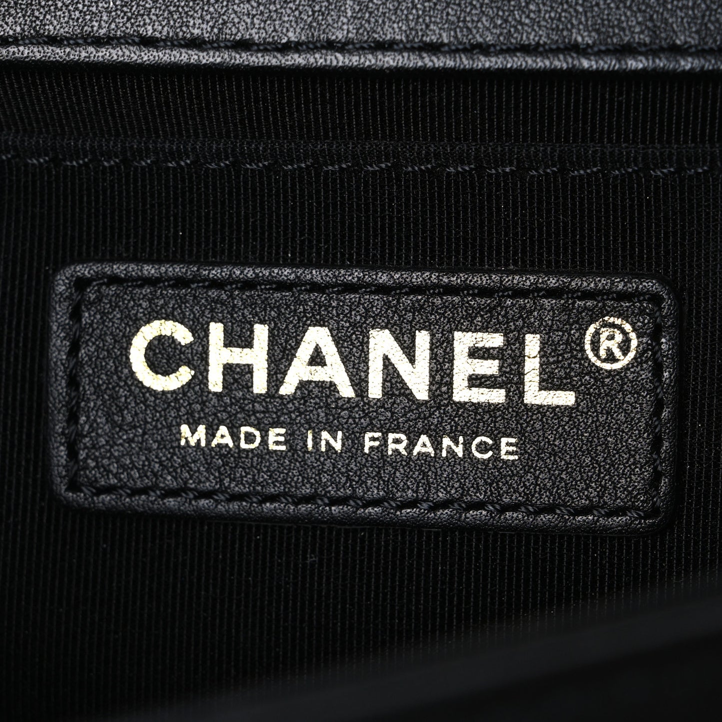 Lambskin Quilted Medium Chain Around Boy Flap Black