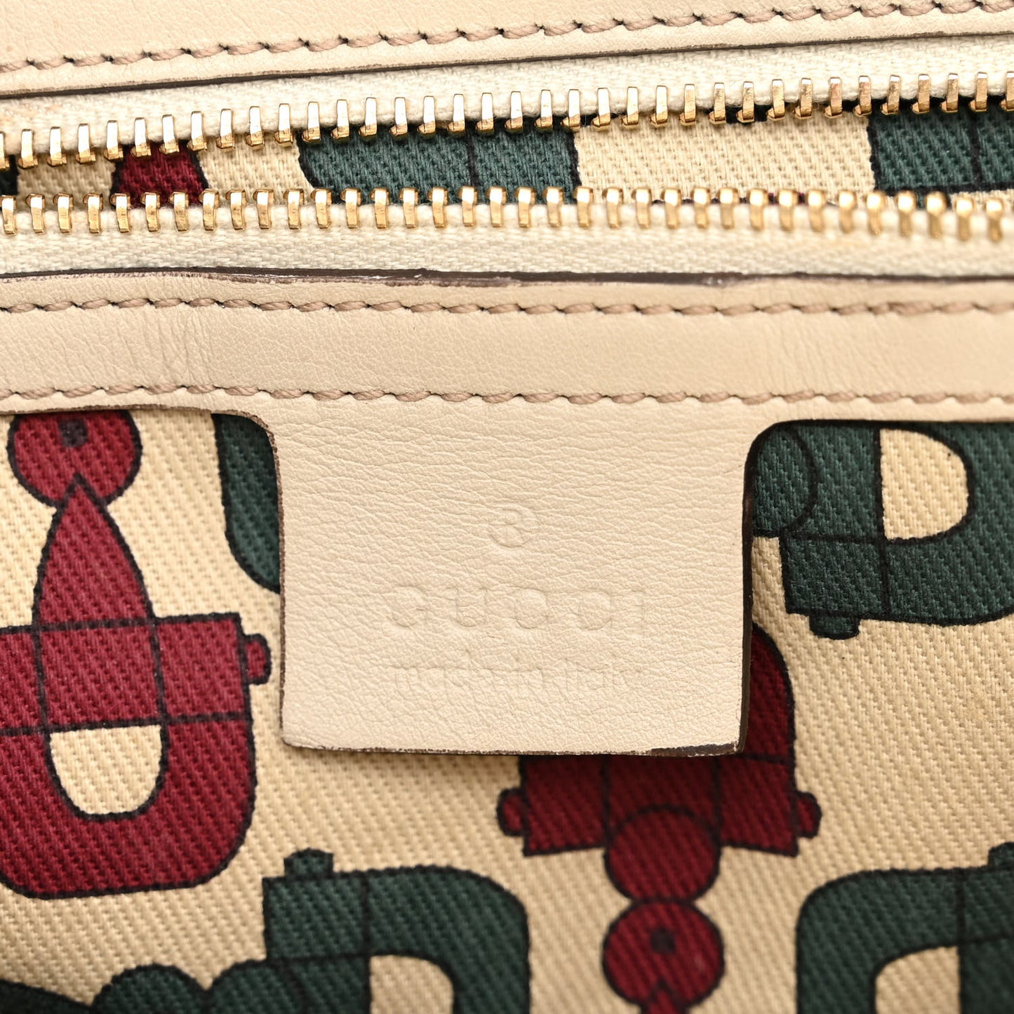 Guccissima Pop Bamboo Top Handle Tote Off White