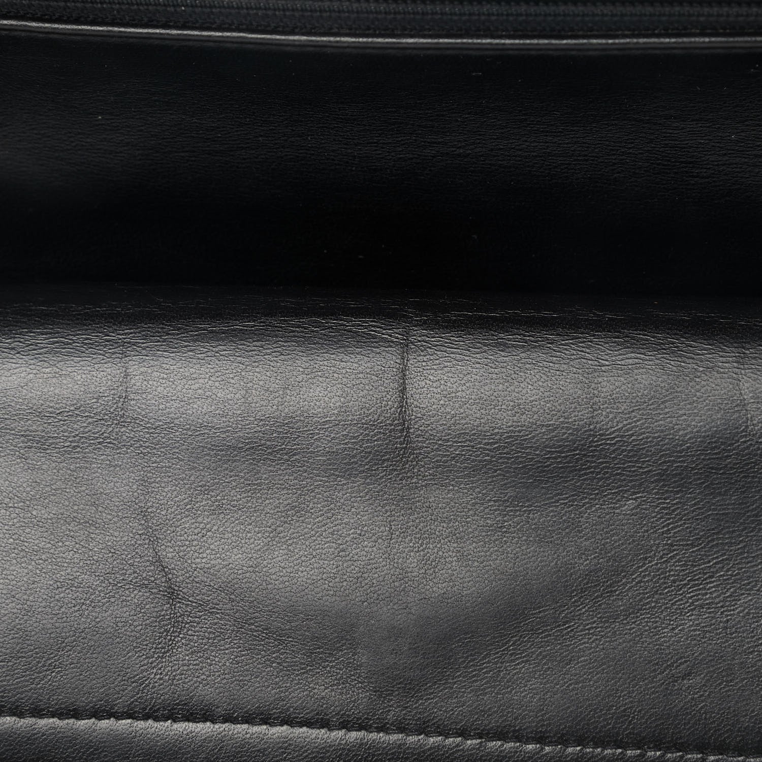 Chanel Lambskin Quilted Medium Double Flap Black 13 of 16
