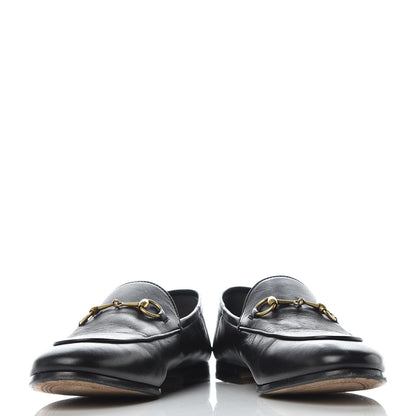 Gucci Lambskin Womens Brixton Horsebit Loafers 38.5 Black 5 of 12