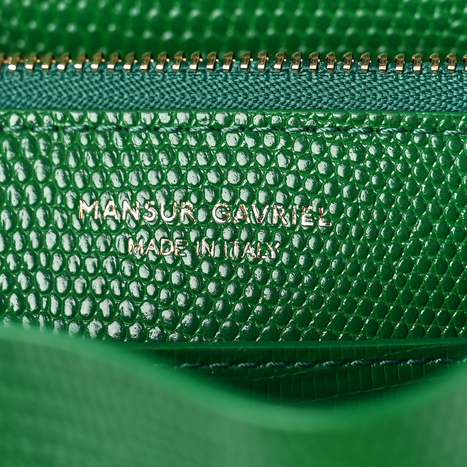 Mansur Gavriel MANSUR GAVRIEL Lizard Embosed Mini Lady Bag Leaf 5 of 9