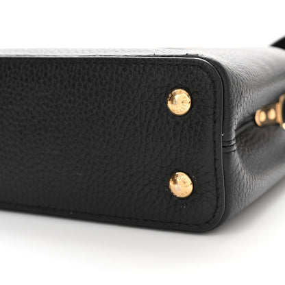 Louis Vuitton Taurillon Mini Capucines Black 9 of 13