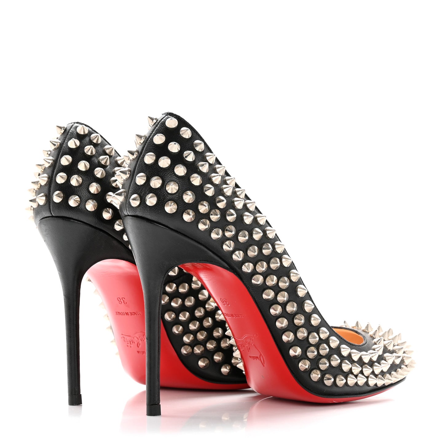 Nappa Fifi Spikes 100 Pumps 36 Black
