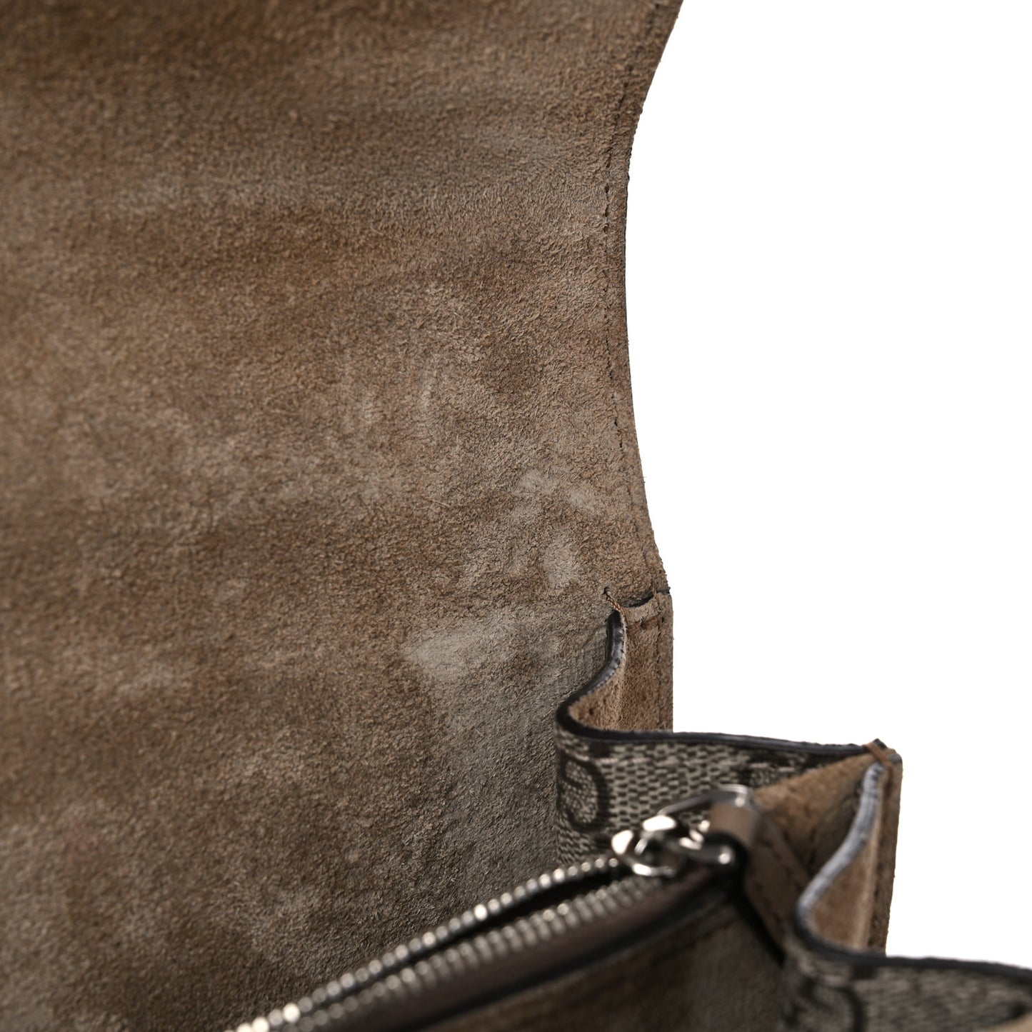GG Supreme Monogram Small Dionysus Shoulder Bag Taupe
