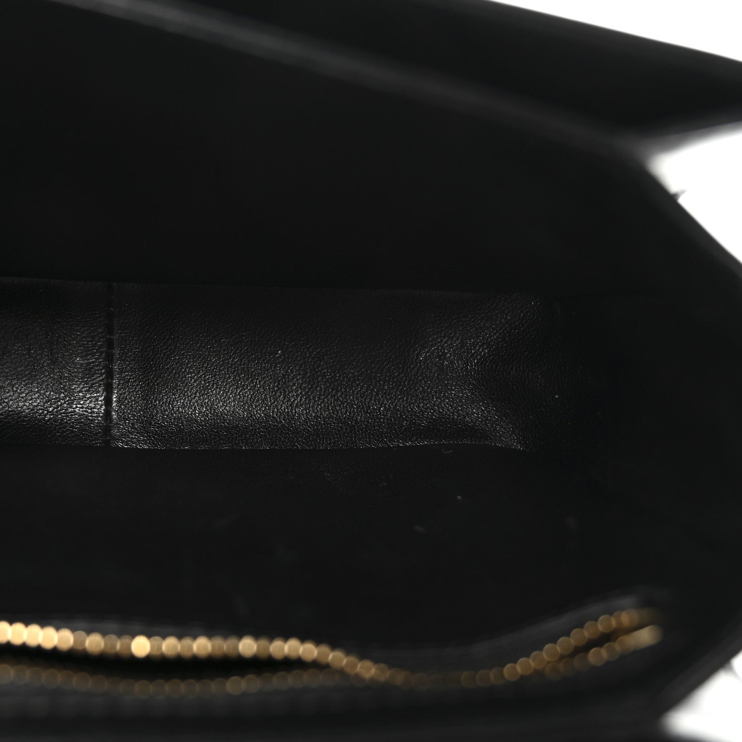 Celine Shiny Calfskin Teen Triomphe Black 5 of 10