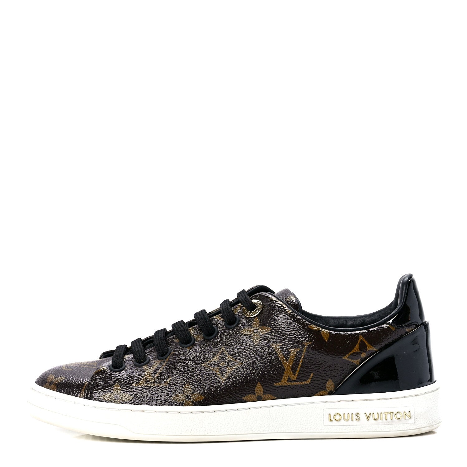 Louis Vuitton Patent Monogram Frontrow Sneakers 35 1 of 8