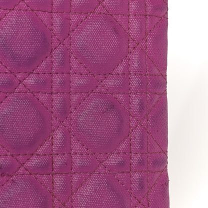 Christian Dior Coated Canvas Cannage Panarea Pouch Purple 13 of 16