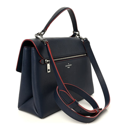 Louis Vuitton Soft Calfskin My Lockme Top Handle Marine Rouge 3 of 12