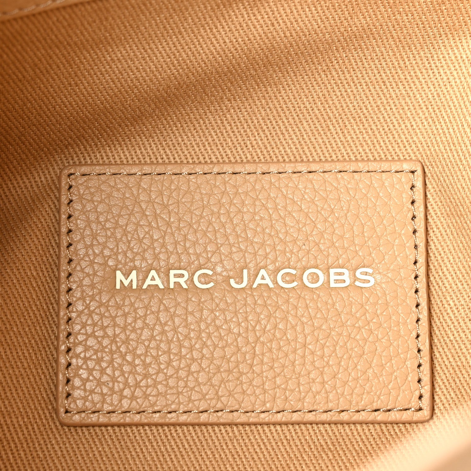 Marc Jacobs Grained Calfskin Medium The Sack Bag Camel 7 of 9