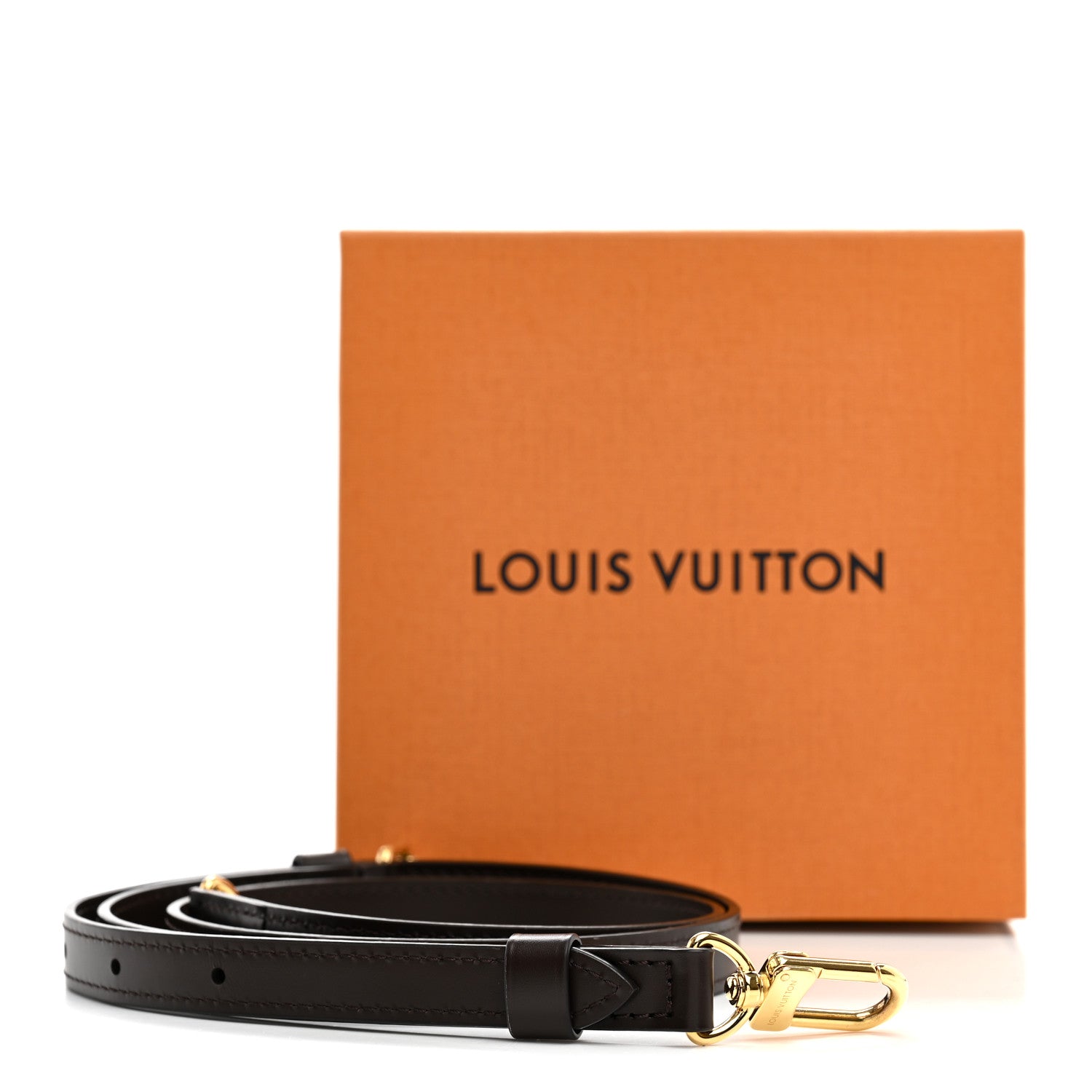 Louis Vuitton Calfskin 16mm Adjustable Shoulder Strap Ebene 5 of 5