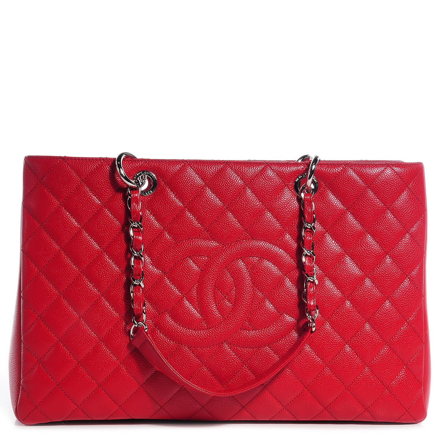 Caviar XL Grand Shopping Tote GST Red