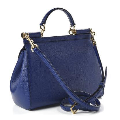 Dolce & Gabbana Dauphine Medium Miss Sicily Satchel Blue 3 of 11