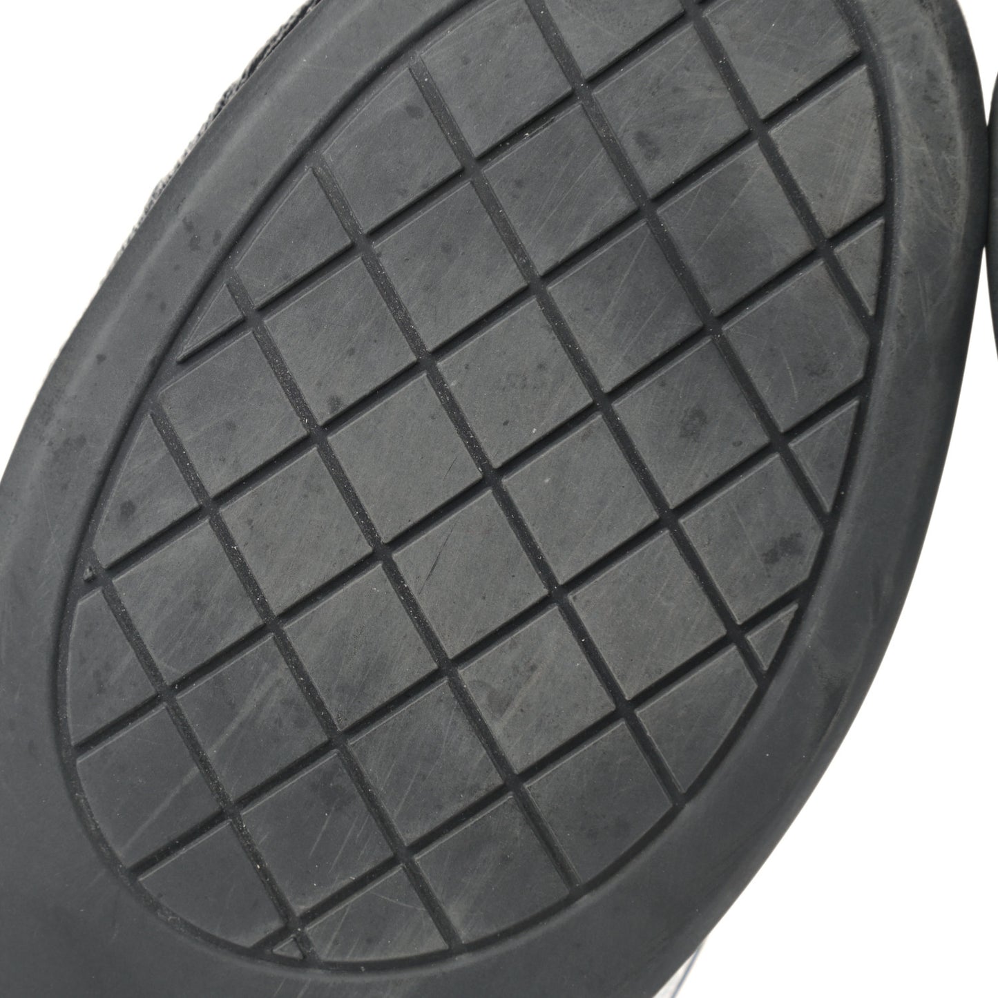 Crackled Patent Calfskin CC Mocassin Loafers 38.5 Black