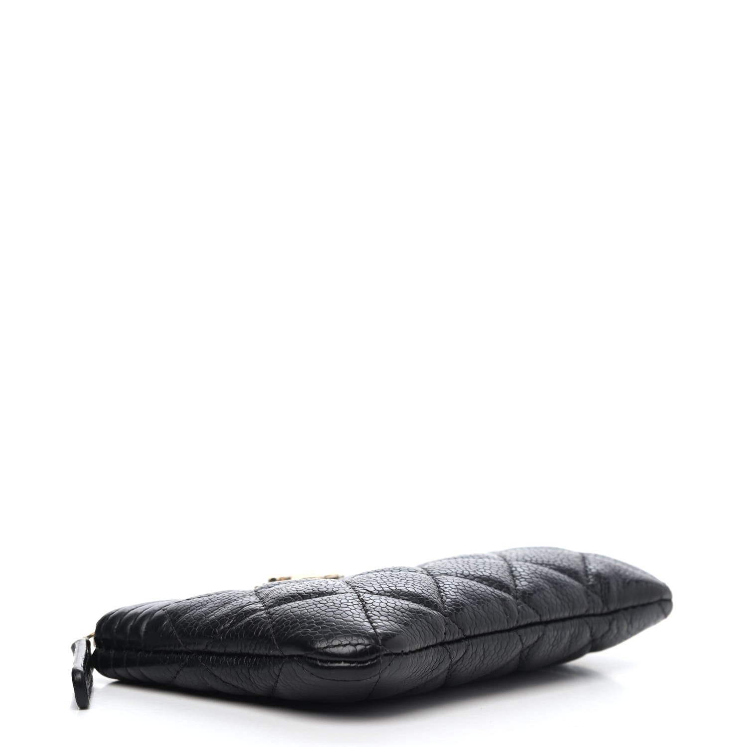 Chanel Caviar Quilted Zipped Boy Pouch Black 3 of 4