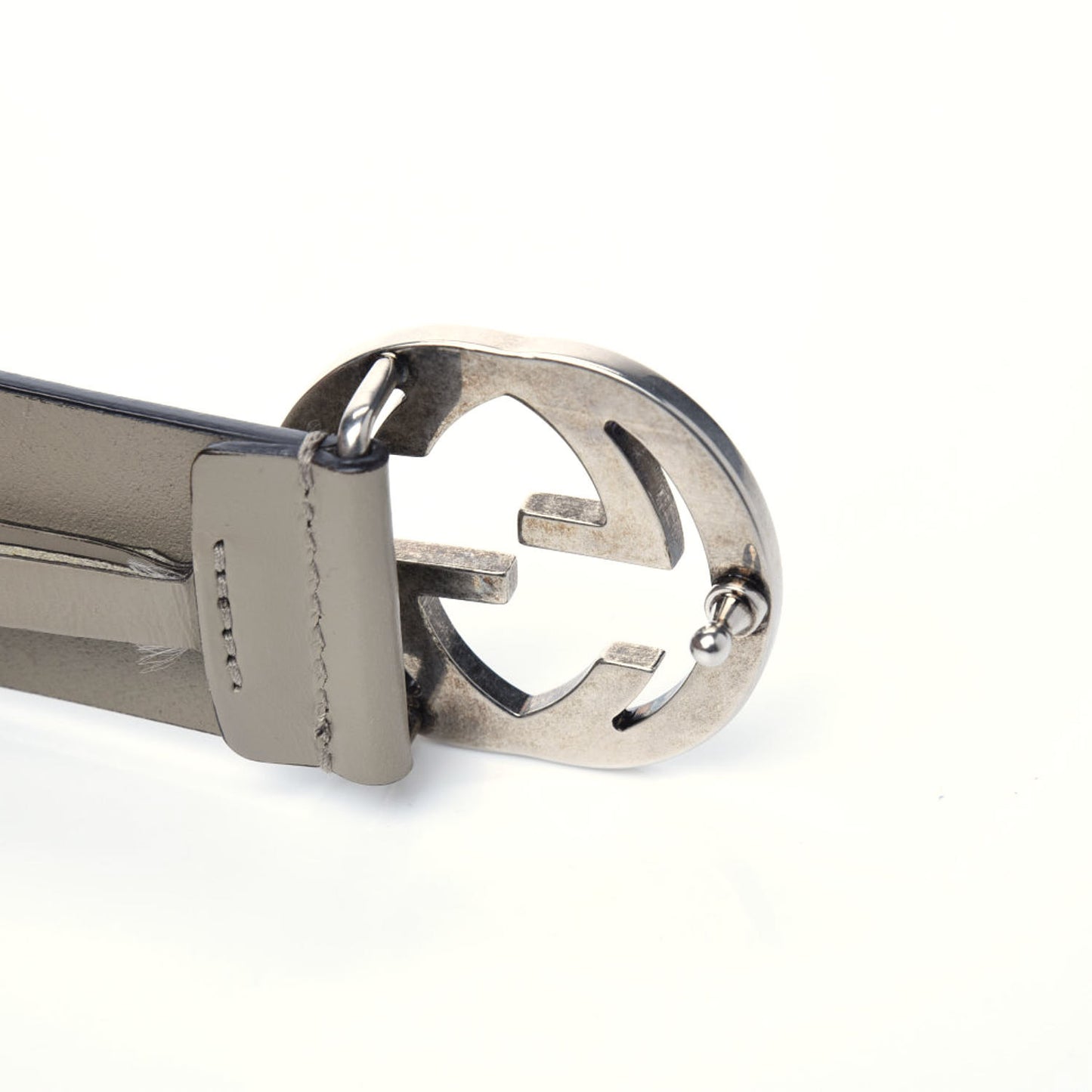 Selleria Calfskin Nickel Interlocking G 37mm Belt 85 34 Rocky