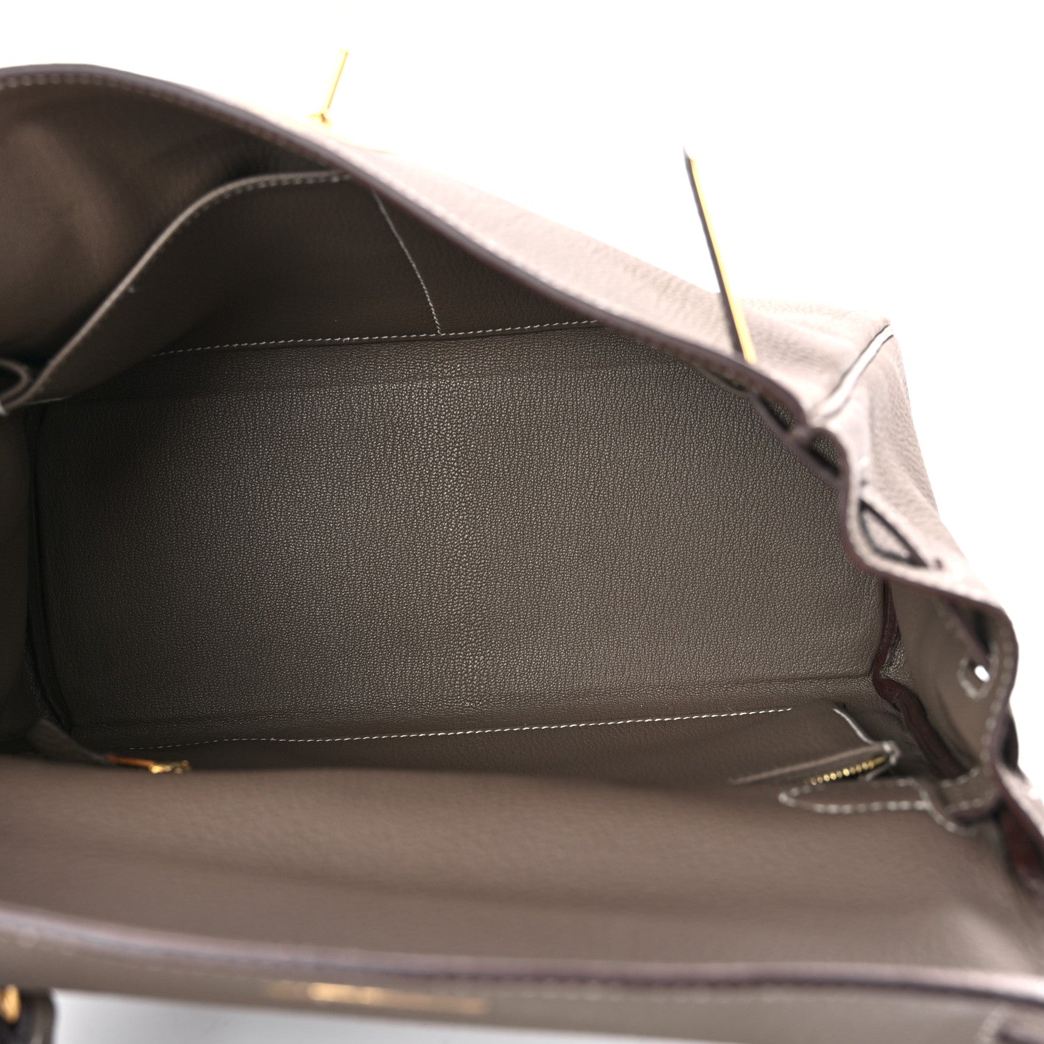 Hermes Togo Kelly Retourne 28 Etoupe 5 of 11