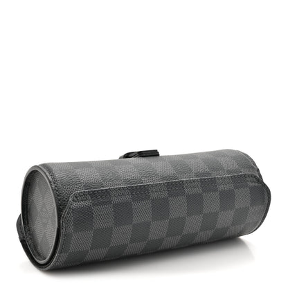 Louis Vuitton Damier Graphite 3 Watch Travel Case 4 of 9