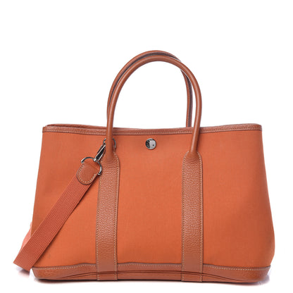 Hermes Toile Buffle Garden Party 30 TPM Potiron 1 of 13