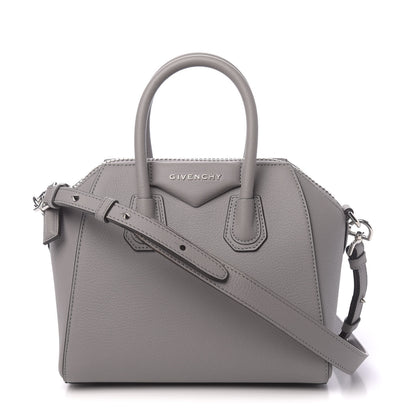 Givenchy Sugar Goatskin Mini Antigona Pearl Grey 1 of 10