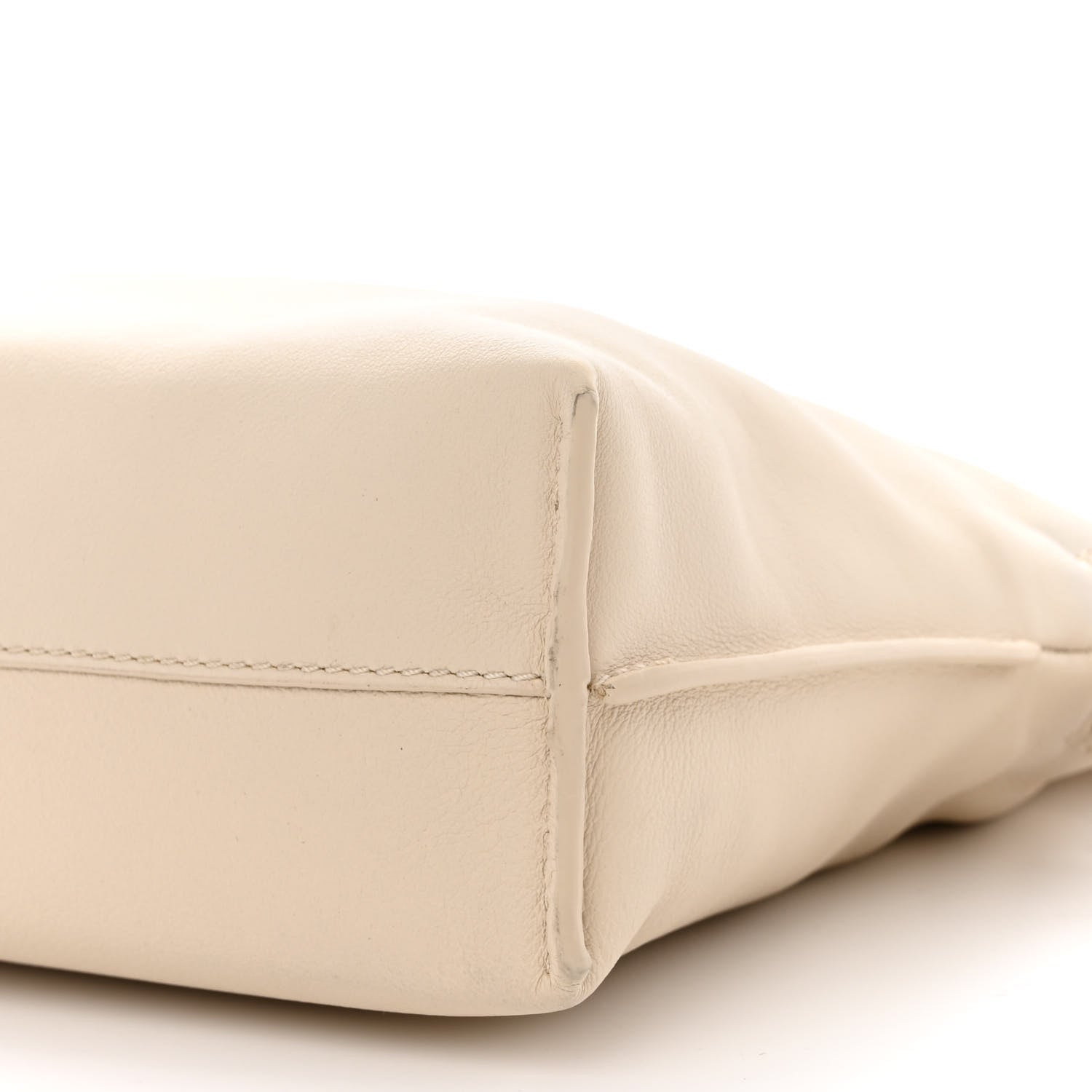 Loewe Calfskin Mini Flamenco Knot Clutch Angora 11 of 13