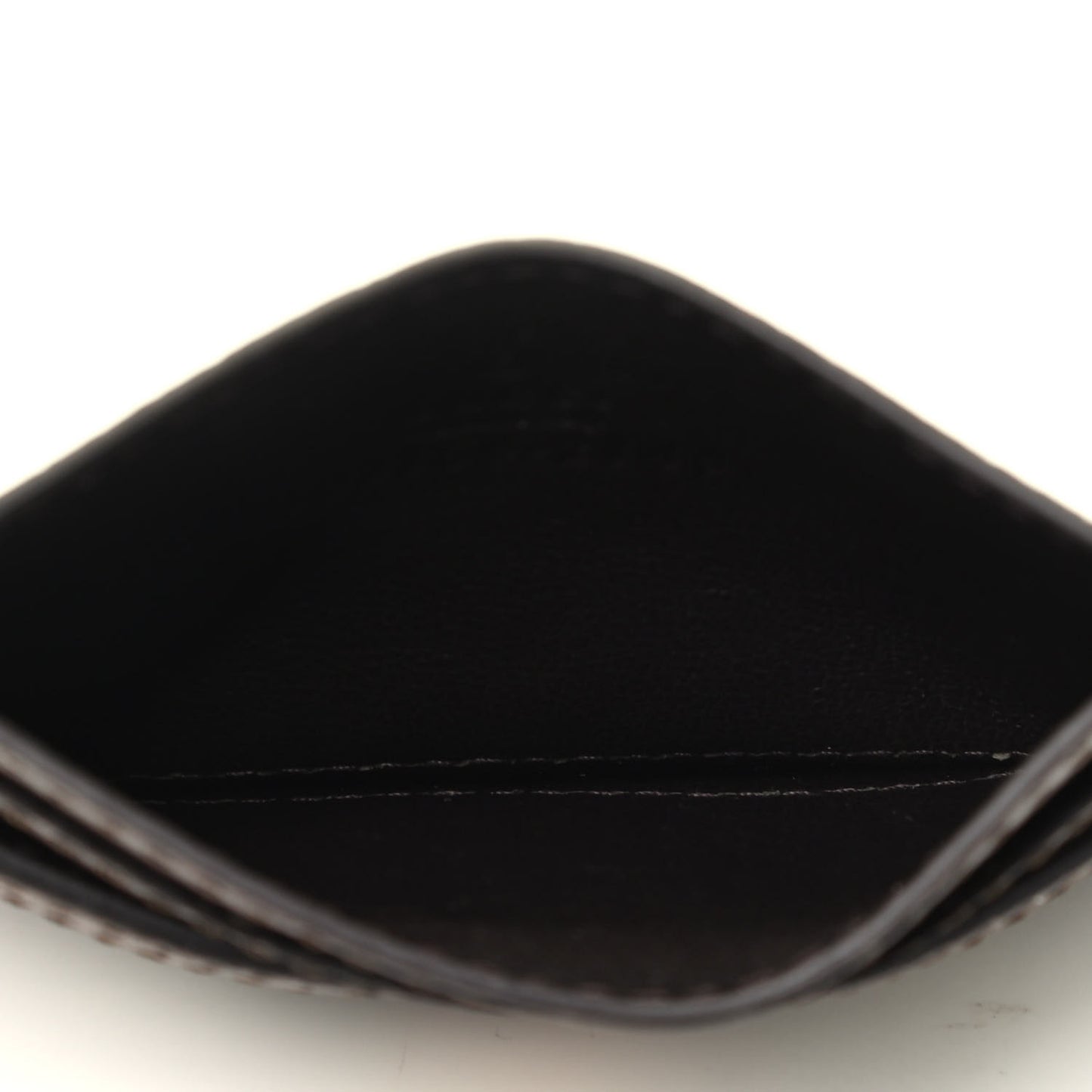 GG Supreme Monogram Ophidia Card Holder Brown