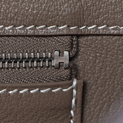 Hermes Taurillon Clemence Birkin 35 Etoupe 21 of 38