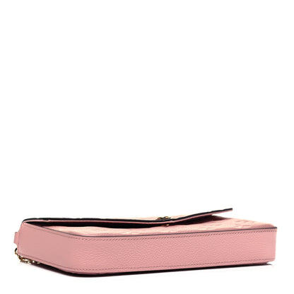 Louis Vuitton Empreinte Pochette Felicie Chain Wallet Rose Poudre 5 of 10