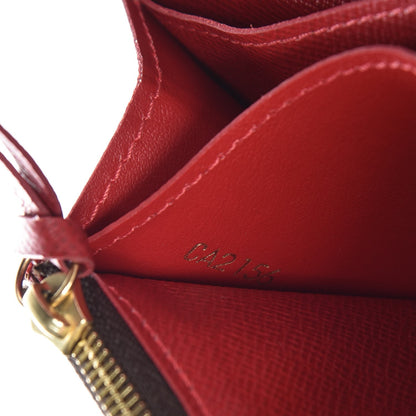 Louis Vuitton Damier Ebene Caissa Wallet Cherry 8 of 8