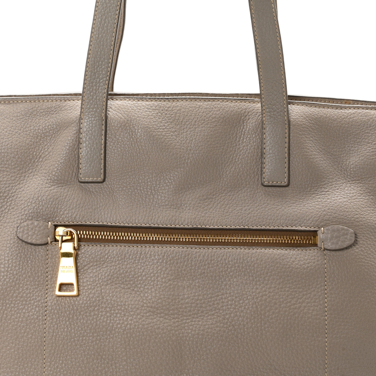 Prada Vitello Daino Shopping Tote Argilla 8 of 12