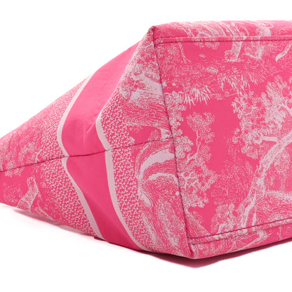 Christian Dior Canvas De Jouy Diortravel Nomad Pouch Pink 9 of 11