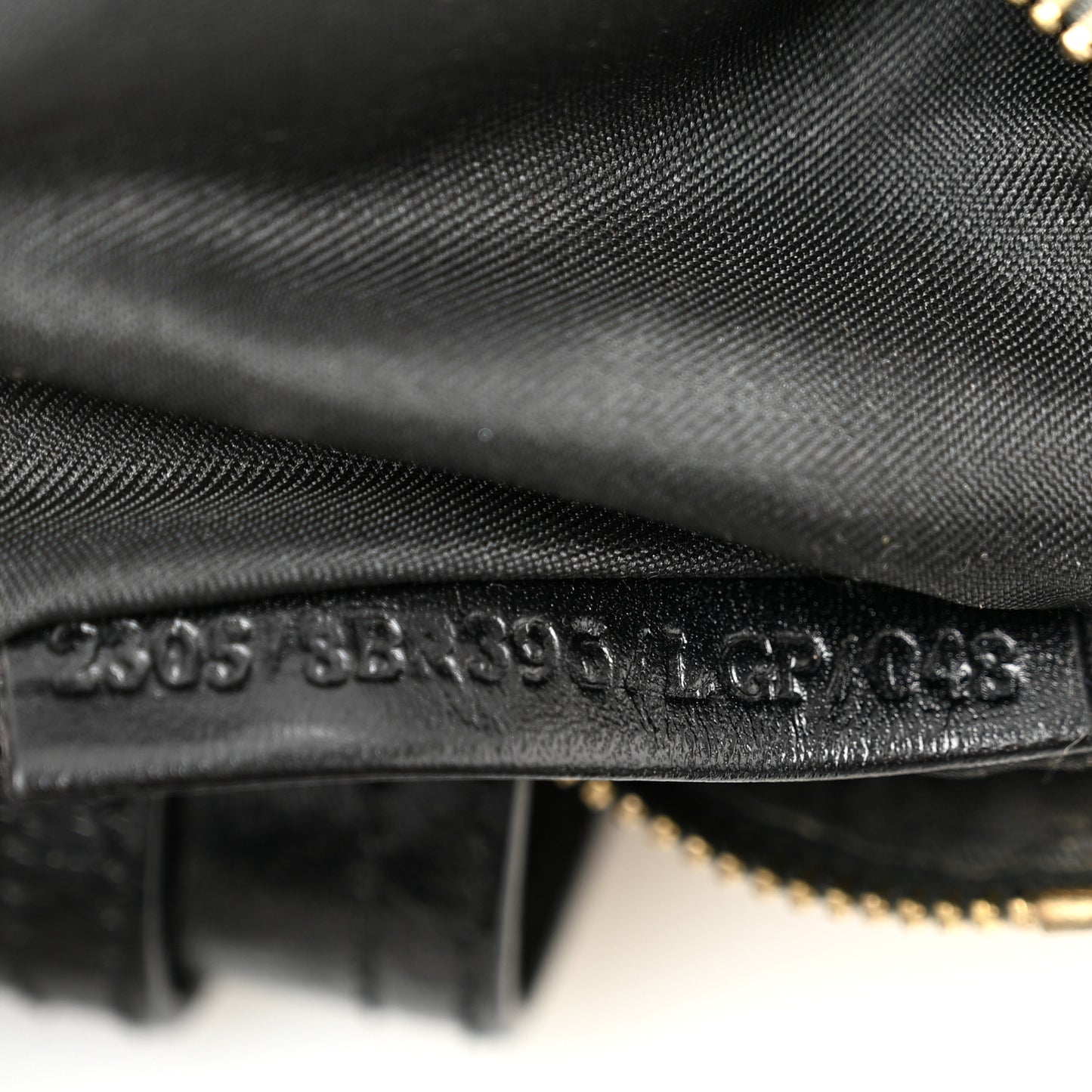 Zucca Shadow Shoulder Bag Black