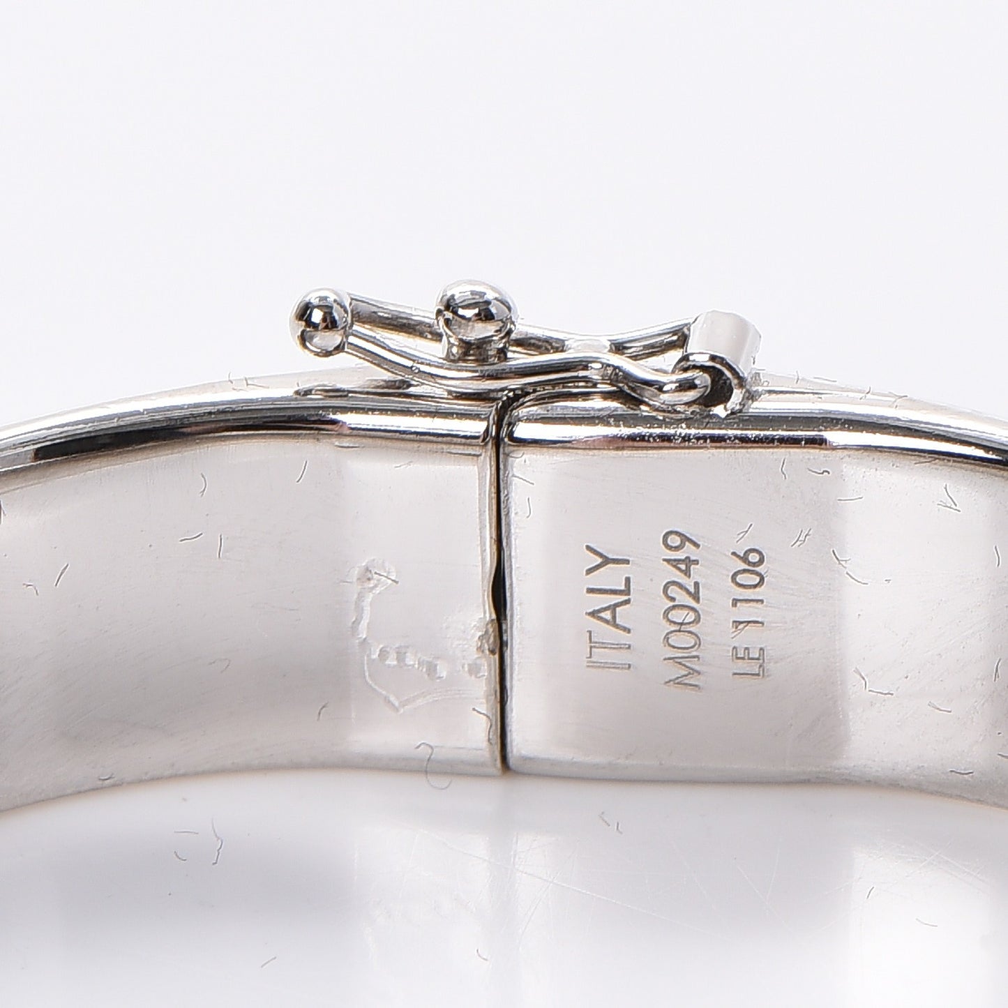 Palladium Monogram Nanogram Cuff S