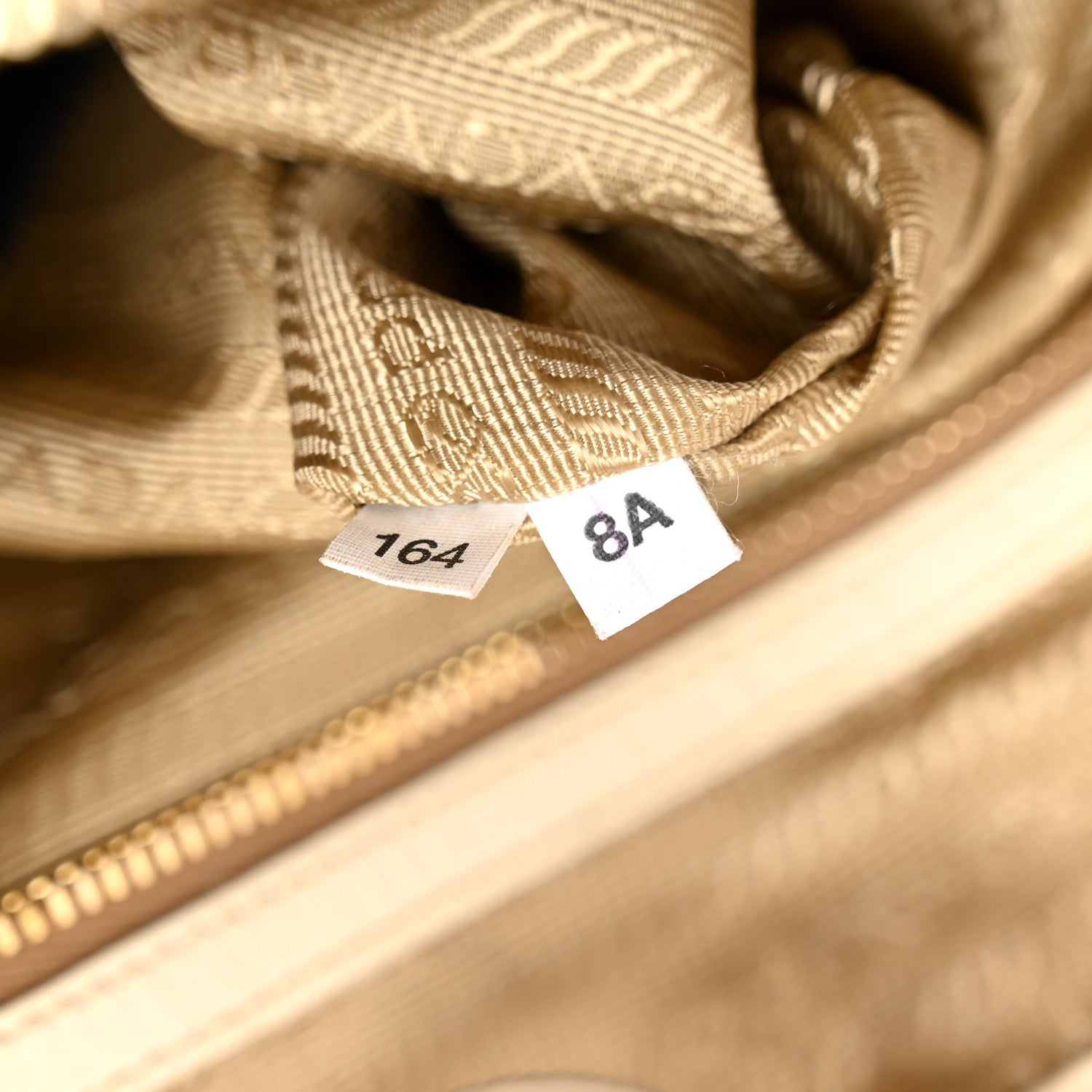 Prada Jacquard Logo Tote Corda Talco 1777036 – FASHIONPHILE