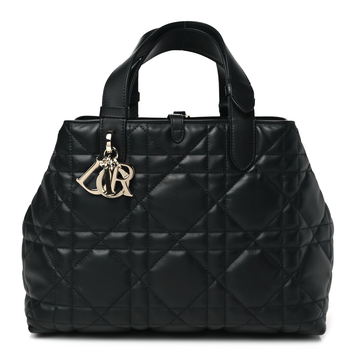 Christian Dior Calfskin Macrocannage Medium Toujours Black 1 of 11