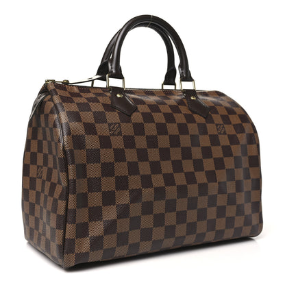 Louis Vuitton Damier Ebene Speedy 30 3 of 9