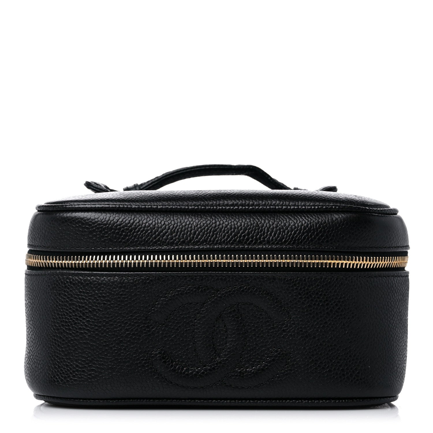 Chanel Caviar Vanity Cosmetic Case Black 1 of 12