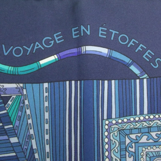 Silk Voyage En Etoffes Scarf 90