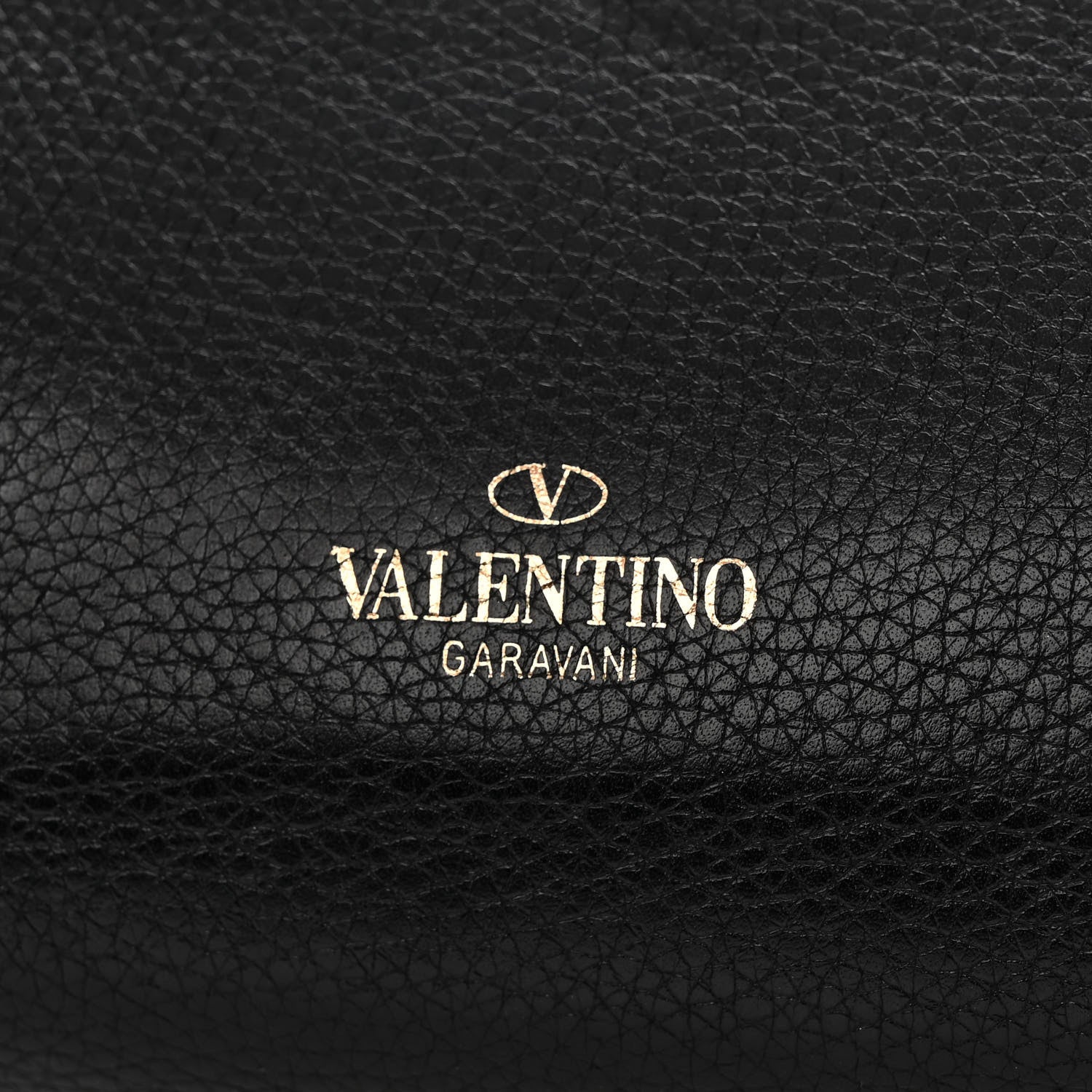 Valentino Garavani Grainy Calfskin Rockstud Belt Bag Black 7 of 13