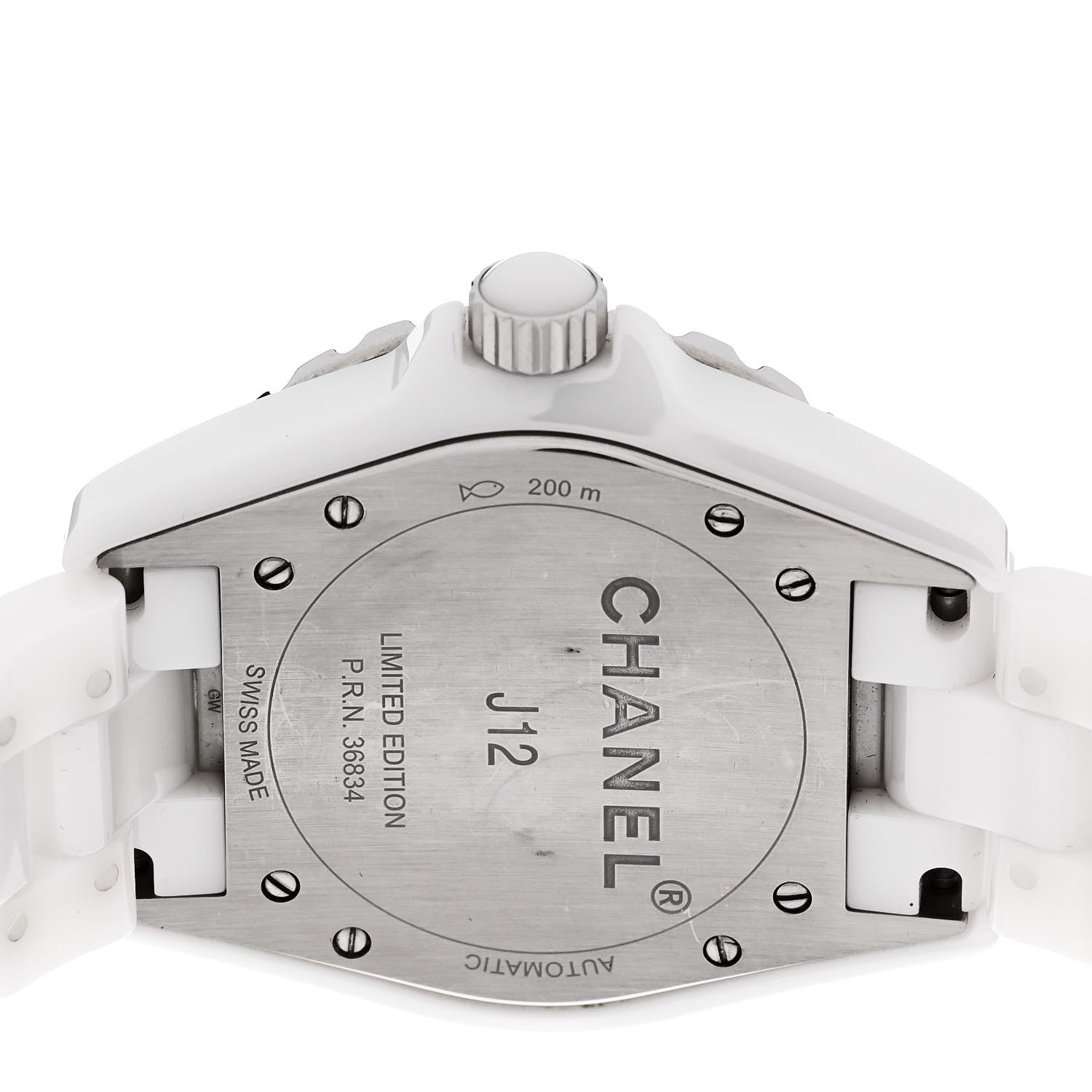 Chanel Stainless Steel Ceramic 38mm J12 Automatic Watch Blue 4 of 5