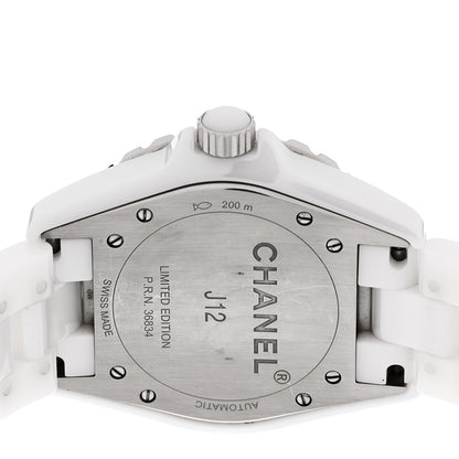 Chanel Stainless Steel Ceramic 38mm J12 Automatic Watch Blue 4 of 5