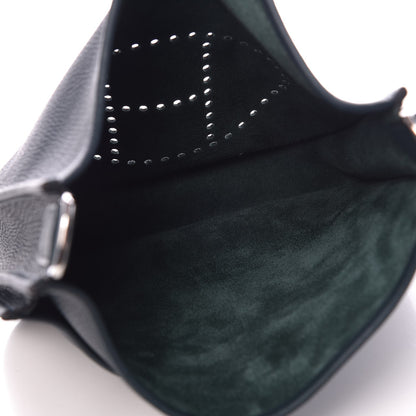 Hermes Taurillon Clemence Evelyne III PM Vert Cypress 5 of 8
