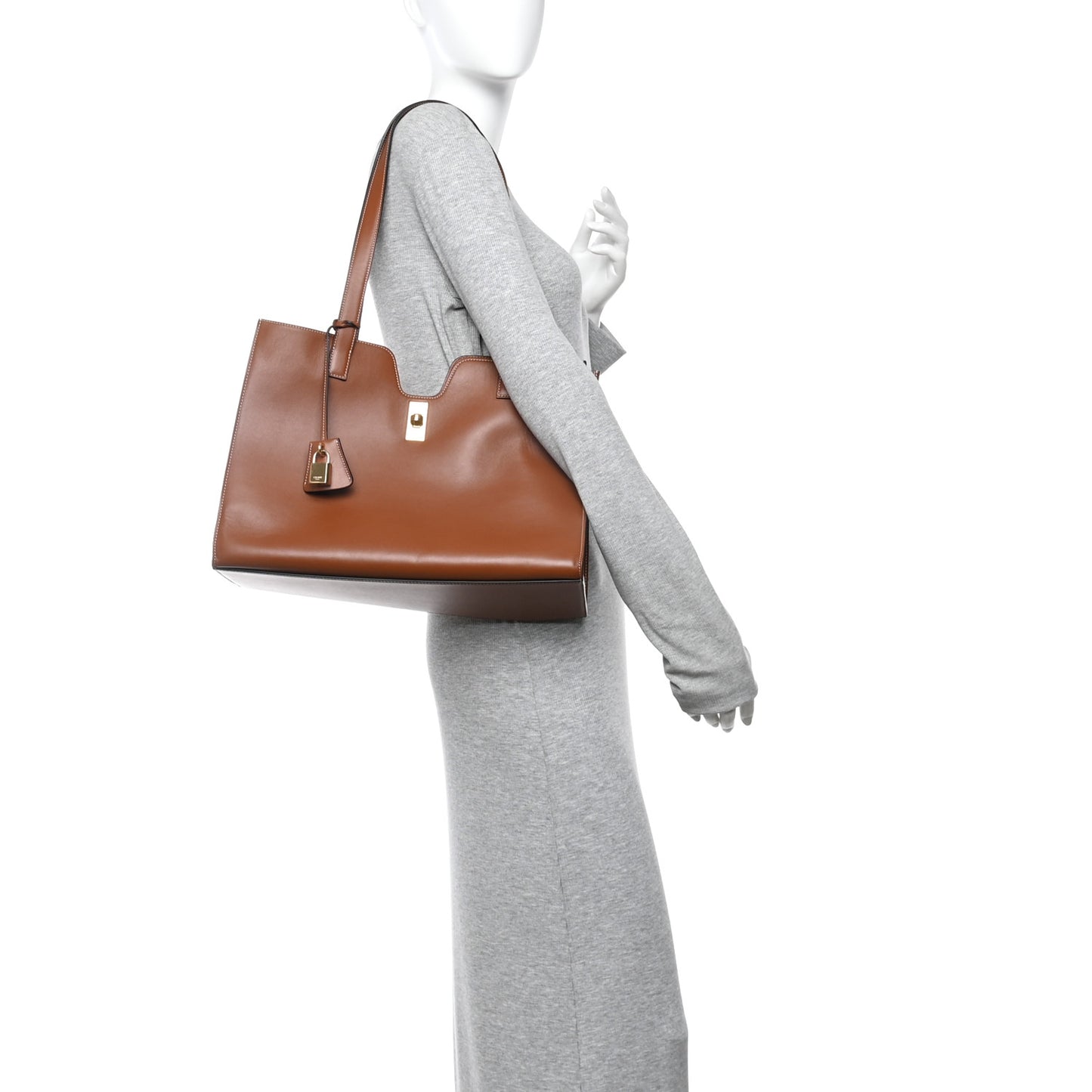 Smooth Calfskin Cabas 16 Bag Tan