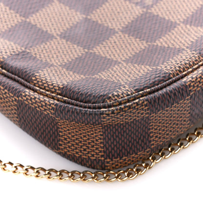 Louis Vuitton Damier Ebene Mini Pochette Accessories 9 of 10