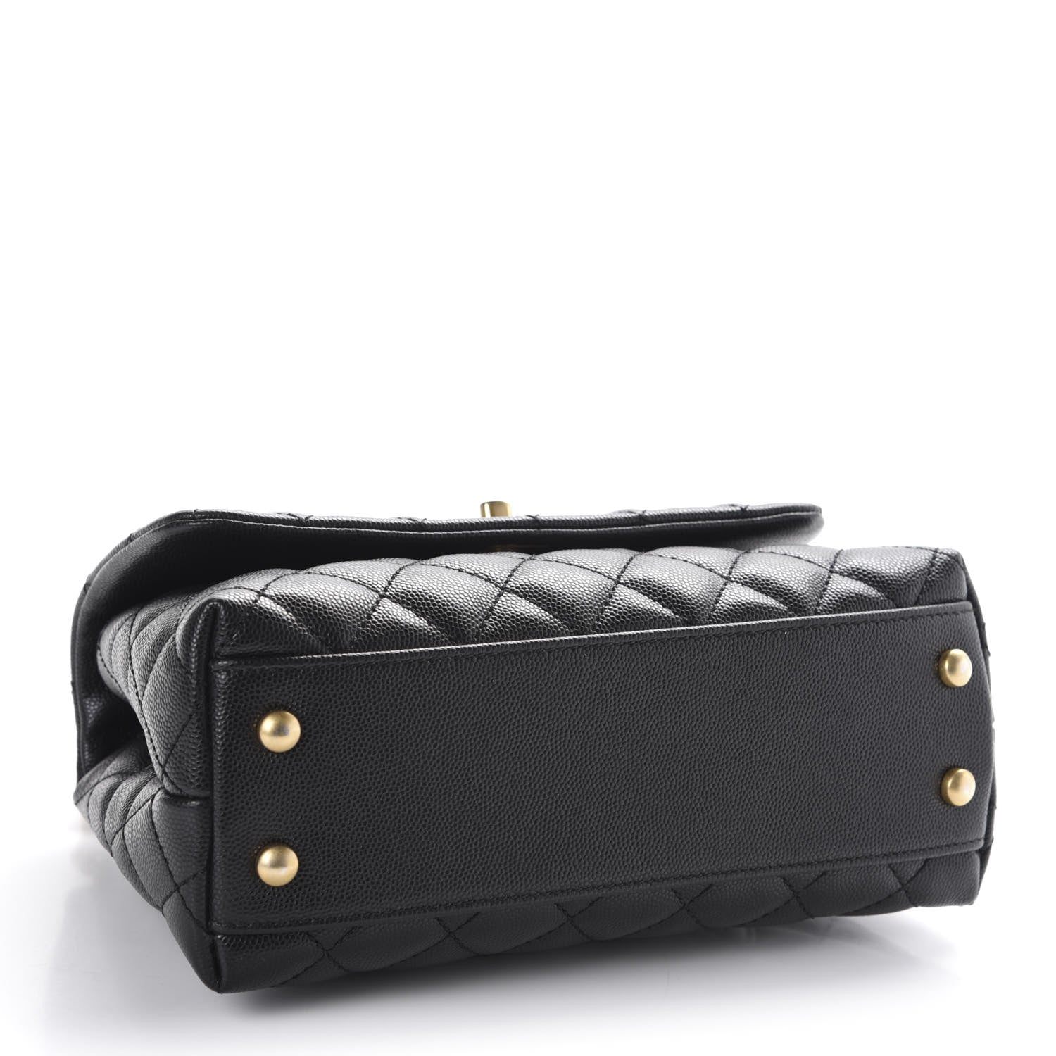 Chanel Caviar Quilted Mini Coco Handle Flap Black 4 of 12