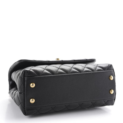 Chanel Caviar Quilted Mini Coco Handle Flap Black 4 of 12
