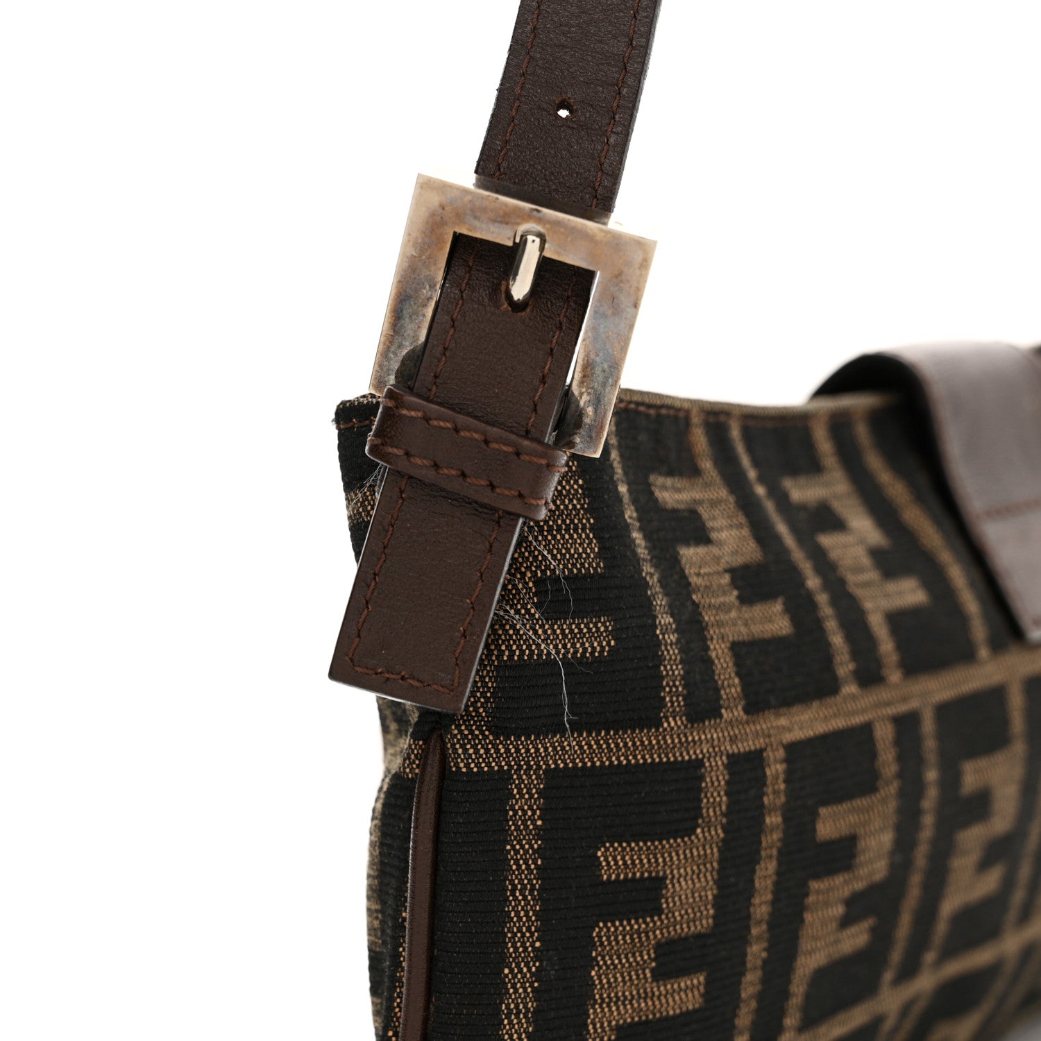 Fendi Zucca Shoulder Bag Tobacco 14 of 16